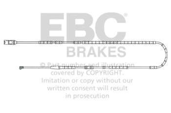 EFA145 - Czujnik zużycia klocków hamulcowych EBC Brakes