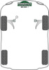Front Wishbone Front Bush 30mm Powerflex Polyurethane Bush Heritage Collection Seat Mii (2011-) PFF85-201H