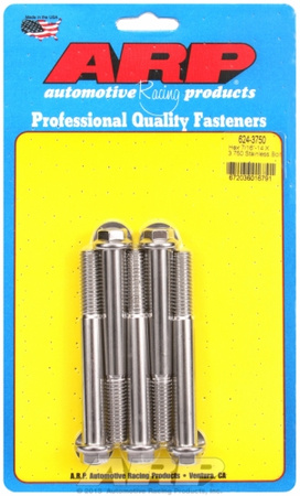 ARP "7/16""-14 X 3.750 hex 1/2 wrenching SS bolts" (5pcs)
