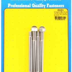 ARP 5/16-24x4.250 SS hex WP pulley w/ 3.000" fan spcr stud