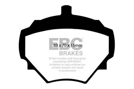DP294 - Ein Satz Bremsbeläge serie ULTIMAX2 EBC Brakes