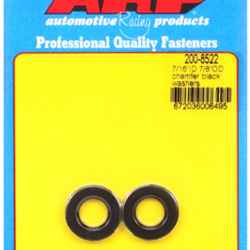 ARP "7/16"ID 7/8"OD .120"TH chamfer black washers" (2pcs)