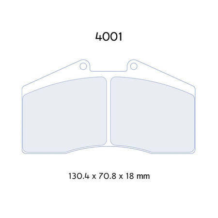 Carbone Lorraine RC5 brake pads - Audi 80 2,2 RS2 20V Quattro (94-95)