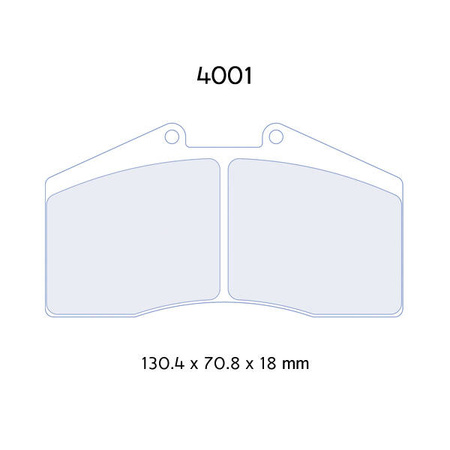 Carbone Lorraine RC5 brake pads - Porsche 964 RS/ Turbo (all)