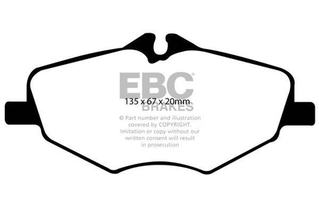 DP41488R - EBC Brakes YELLOWSTUFF sorozatú fékbetét készlet