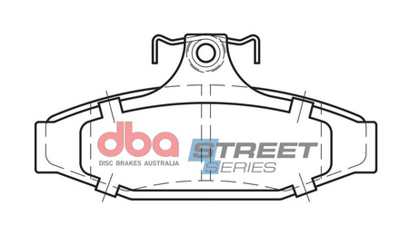 Hintere DBA-Bremsbeläge Street Series Keramik – DB1086SS