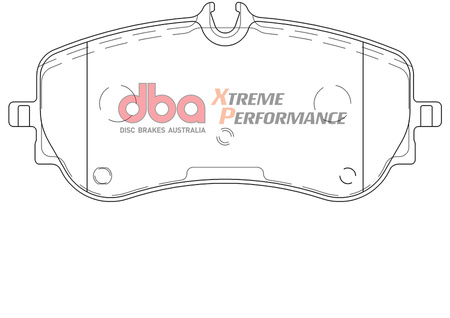 DBA fékbetétek Xtreme Performance hátsó fékbetétek ECE R90 certified - DB15002XP MAN TGE VOLKSWAGEN Amarok Crafter CR30 CR35