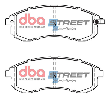 DBA Brake Pads Utcai sorozat első fékbetétek Kerámia - DB1738SS MITSUBISHI L 200 96-06