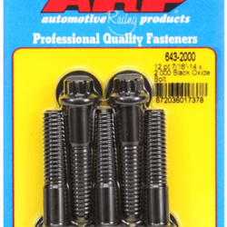 ARP "7/16""-14 x 2.000 12pt black oxide bolts" (5pcs)