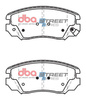 DBA Brake Pads Utcai sorozat hátsó fékbetétek Kerámia - DB2265SS