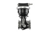 Turbosmart Wastegates vožtuvas PSG40 Pneumatic Straight Gate 6psi Black