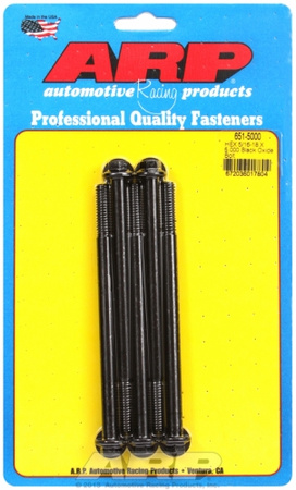 ARP "5/16""-18 X 5.000 hex black oxide bolts" (5pcs)