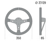 Sparco Targa 350 Lenkrad
