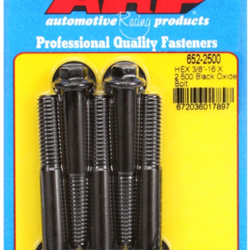 Śruby ARP "3/8""-16 X 2.500 hex black oxide bolts" (5pcs)