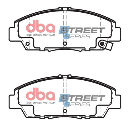 Brake Pads Street Series Ceramic front - DB1268SS HONDA Accord CC7 CE7 CE8 CF1 Prelude BB ROVER 600