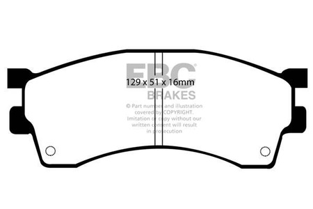 DP1236 - Zestaw klocków hamulcowych seria ULTIMAX2 EBC Brakes