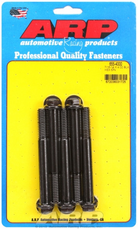 ARP "7/16""-14 X 4.000 hex 1/2 wrenching black oxide bolts" 5pcs