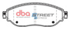 Bremsbeläge vorne DBA Brake Pads Street Series Semi-metallic - DB15055SS FIAT Talento NISSAN NV300 OPEL Vivaro Combi RENAULT Trafic Passenger VAUXHALL