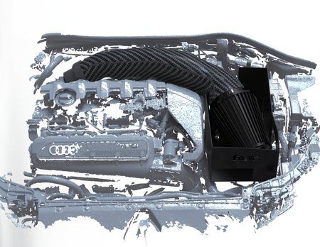 Szénszálas levegőszűrő rendszer Audi RS3 8Y/8V, RSQ3 (F3), TTRS (8S) és Cupra Formentor modellekhez