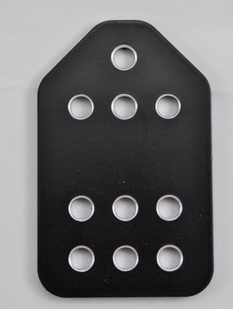 Nakładki na pedały aluminiowe IRP BLACK