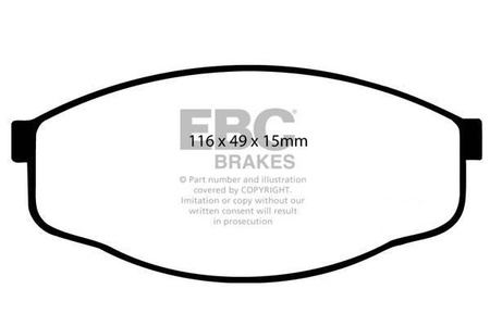 DP419 -EBC Brakes ULTIMAX2 sorozatú fékbetét készlet
