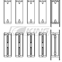 King pagrindinio guolio apvalkalas BMW M40, M42, M43 1.6L, 1.8L - MB5082XP0.25