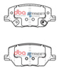 Brake Pads Street Series Ceramic front - DB2399SS FIAT 500X JEEP Compass MP Renegade