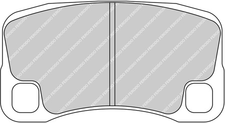Ferodo Racing DS2500 galinės stabdžių kaladėlės FRP3143H PORSCHE 911 997 Convertible Targa 997 