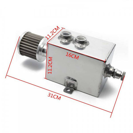 IRP Spültank mit Filter und Schwallblechen - Ölauffangbehälter 2L