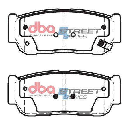 Brake Pads Street Series Ceramic rear - DB1673SS SSANGYONG Rexton W Rodius Turismo