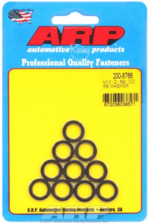 ARP M10 ID .591 OD/.078 Thick- black washers(10 pcs)