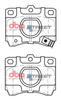 DBA Brake Pads Utcai sorozat első fékbetétek Kerámia - DB442SS