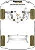 Tuleja stabilizatora przód 21.7mm Powerflex Black Series Volkswagen Golf & Golf MK8 (2020 - )\Golf MK8 2WD Rear Beam (2020 -) PFF85-803-21.7BLK