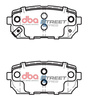 DBA Brake Pads Utcai sorozat hátsó fékbetétek Kerámia - DB2175SS KIA Carens