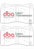 Klocki hamulcowe przednie DBA Brake Pads Street Performance ECE R90 certified Hawk HB453x.585 - DB1678SP CADILLAC ATS CTS-V CTS CHEVROLET Camaro 5th Gen 6th Corvette C7 Stingray FORD Aust NZ Mustang Generation Shelby HONDA Civic 10th FK8 9th FK2