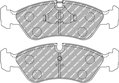 Ferodo Racing DS2500 brake pad front FCP584H DAEWOO Espero Lanos Nexia OPEL Astra Calibra Kadett E KADETT E Estate T85 Omega A Vectra VAUXHALL Carlton Cavalier,