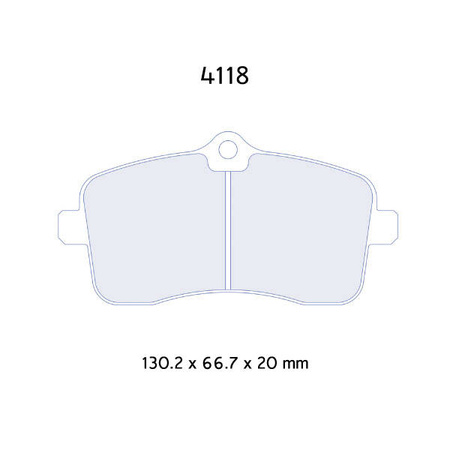 Bremsbelagsatz Carbone Lorraine RC6 - Mini John Cooper Works (-08)