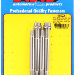 ARP 5/16-24x3.500 SS 12pt WP pulley w/ 2.250" fan spcr stud