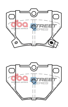DBA Brake Pads Utcai sorozat hátsó fékbetétek Kerámia - DB1429SS TOYOTA Celica ZZT230 ZZT231 Corolla Verso Prius NHW11 NHW20 Will ZZE127 ZZE128 ZZE129 Yaris XP10 NCP10 JT NCP13 NLP10 SCP10 SCP12 VNK