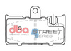 Bremsbeläge hinten DBA Brake Pads Street Series Ceramic - DB1497SS LEXUS LS430 XF30 RX300