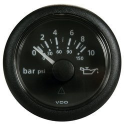 Oil pressure indicator VDO VIEWLINE 0-10 bar