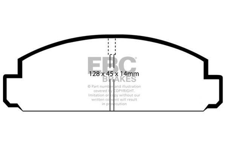 DP264 - Ein Satz Bremsbeläge serie ULTIMAX2 EBC Brakes