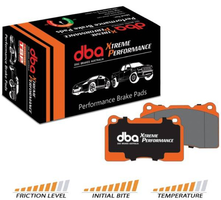 Klocki hamulcowe przednie DBA Brake Pads Xtreme Performance - DB2255XP LEXUS GS250 GS300 GS300h GS430 GS450h GS460 IS200t IS300 RC200t F-Sport RC300h