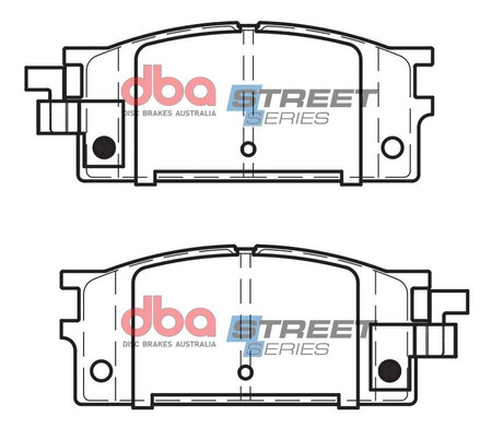 DBA Brake Pads Utcai sorozat első fékbetétek Kerámia - DB327SS