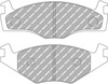 Ferodo Racing DS2500 brake pad front FCP392H SEAT Cordoba I Ibiza II VOLKSWAGEN Golf 1 2 4 Jetta PASSAT Polo Santana Scirocco Scirocco