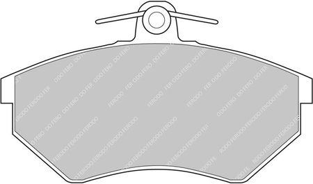 Ferodo Racing DS1.11 első fékbetét FCP774W AUDI 80 90 Cabrio Coupe Quattro SEAT Cordoba Ibiza Ibiza II Inca Toledo VOLKSWAGEN Corrado Golf Jetta PASSAT Polo II Classic Variant Scirocco Vento,