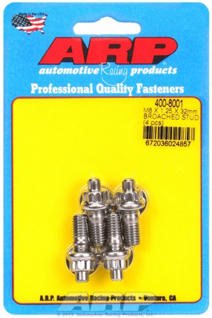 ARP M8 X 1.25 X 32mm broached stud kit - 4pcs