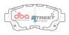 Vordere DBA-Bremsbeläge Street Series Keramik – DB1209SS TOYOTA Altezza SXE10