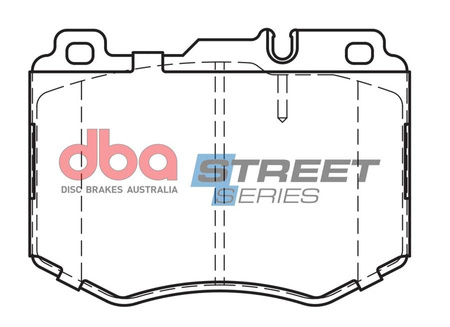Bremsbeläge vorne DBA Brake Pads Street Series Ceramic - DB15182SS MERCEDES-BENZ C-Class W205 C250 TD 4Matic C300 Hybrid de e C350 C400 Cabriolet A205 C43 AMG Coupe C205 Estate S205 CLS C257 CLS300d CLS350 E-Class A238 E350
