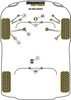Tylna tuleja drążka stabilizatora 22mm Powerflex Black Series Audi A4 / S4 / RS4 & A4 / S4 / RS4 B7 (2005-2008)\S4 inc. Avant PFR3-210-22BLK